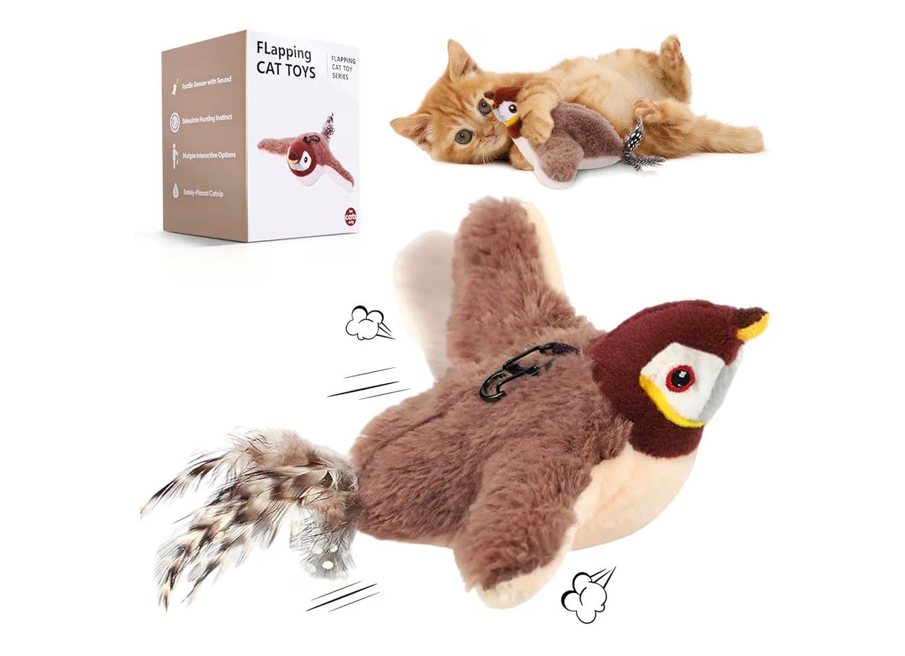 Flappy Bird Cat Toy