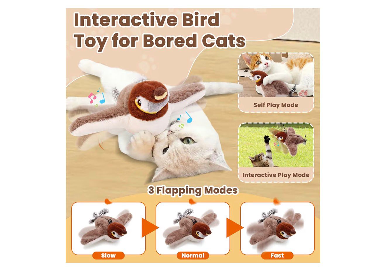 Flappy Bird Cat Toy